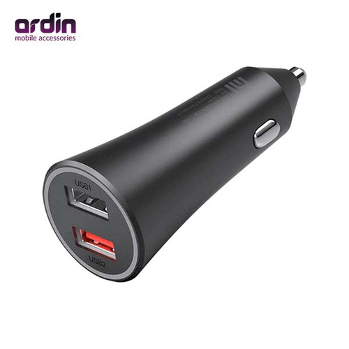 شارژر فندکی شیائومی مدل Mi 37w dual-port car charger