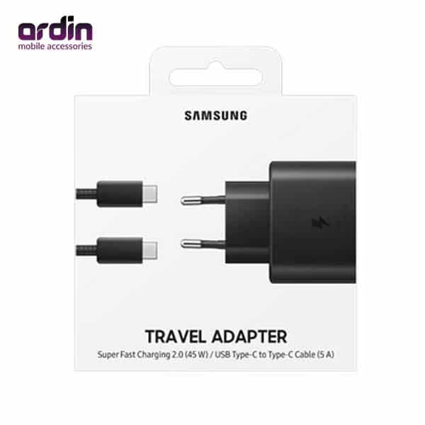 شارژر دیواری سامسونگ مدل EP-TA845 به همراه کابل تبدیل USB-C - ویتنام