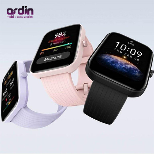 ساعت هوشمند امیزفیت مدل Bip 3 Global بند سیلیکونی