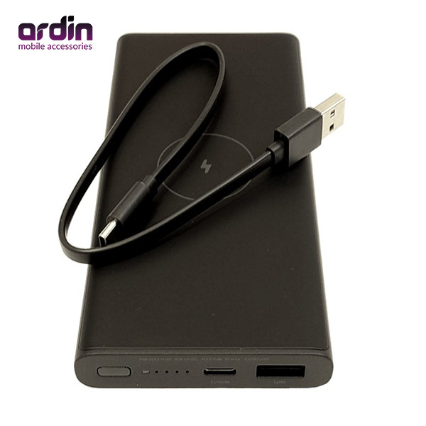 شارژر همراه وایرلس شیائومی مدل WPB15PDZM ظرفیت 10000 میلی آمپر ساعت