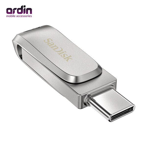 فلش مموری سن دیسک مدل Ultra Dual Drive Luxe ظرفیت 256 گیگابایت