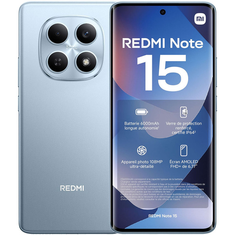 گوشی موبایل شیائومی مدل Redmi Note 15 4G دو سیم کارت ظرفیت 256 گیگابایت و رم 8 گیگابایت-گلوبال