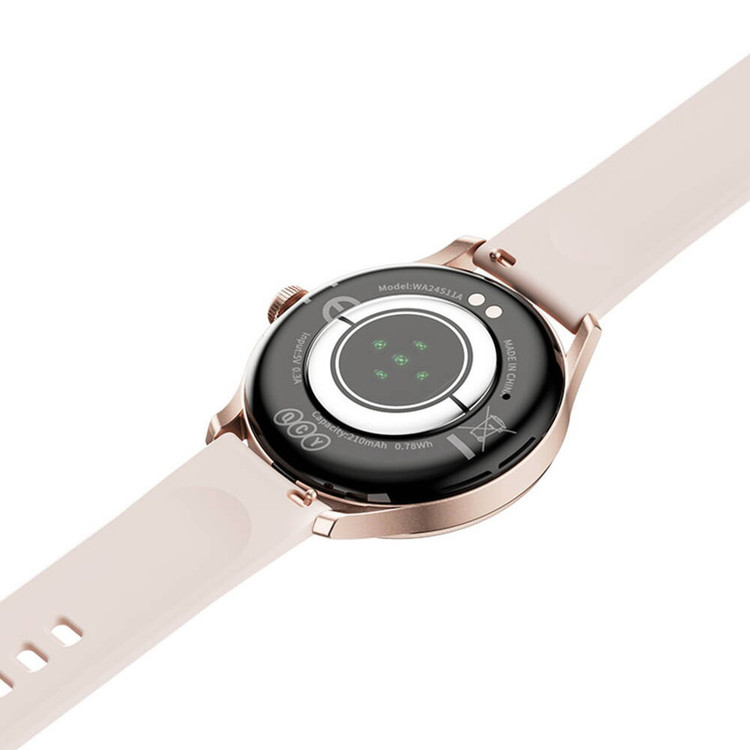 ساعت هوشمند کیو سی وای مدل MSU WATCH ELITE PUNCHING دارای قابلیت های صفحه نمایش رنگی، صفحه نمایش لمسی، کنترل موسیقی (Music Player)، قابلیت مکالمه از طریق بلوتوث بند سیلیکون