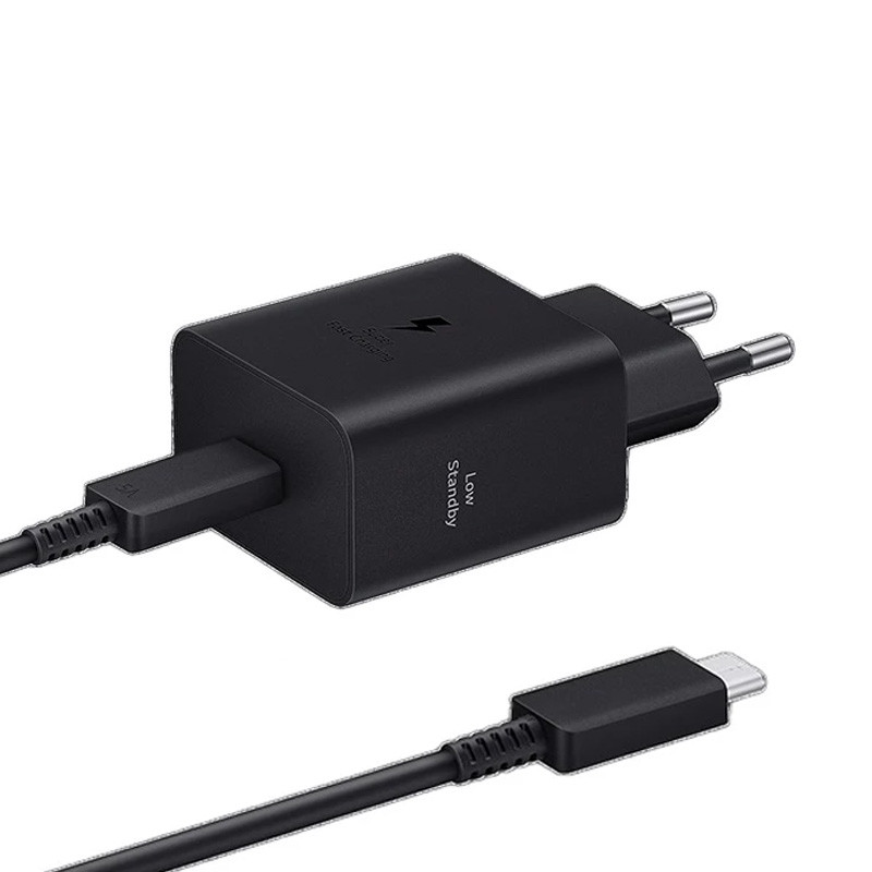 شارژر دیواری 45 وات اصلی سامسونگ مدل EP-T4511 Low Standby به همراه کابل USB-C به طول 1.8 متر