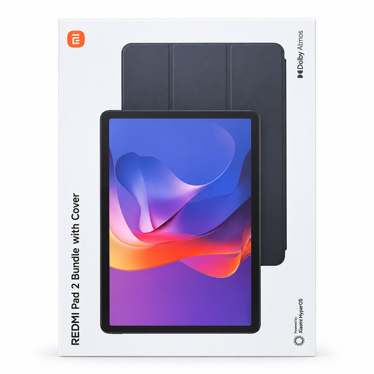 تبلت 11 اینچ شیائومی مدل Redmi Pad 2 Wi-Fi با ظرفیت 256 گیگابایت و رم 8 گیگابایت به همراه کاور